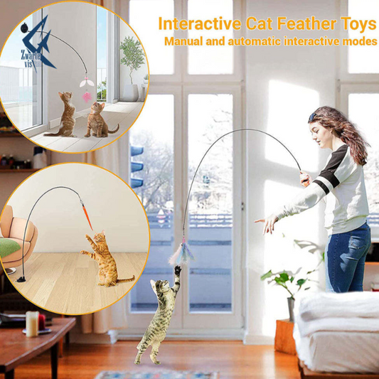 "Jump. Pounce. Play." Interactive Cat Toy